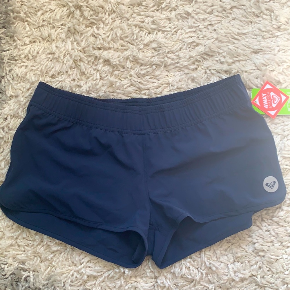 New, NWT, Roxy board shorts, Navy blue, Size L
